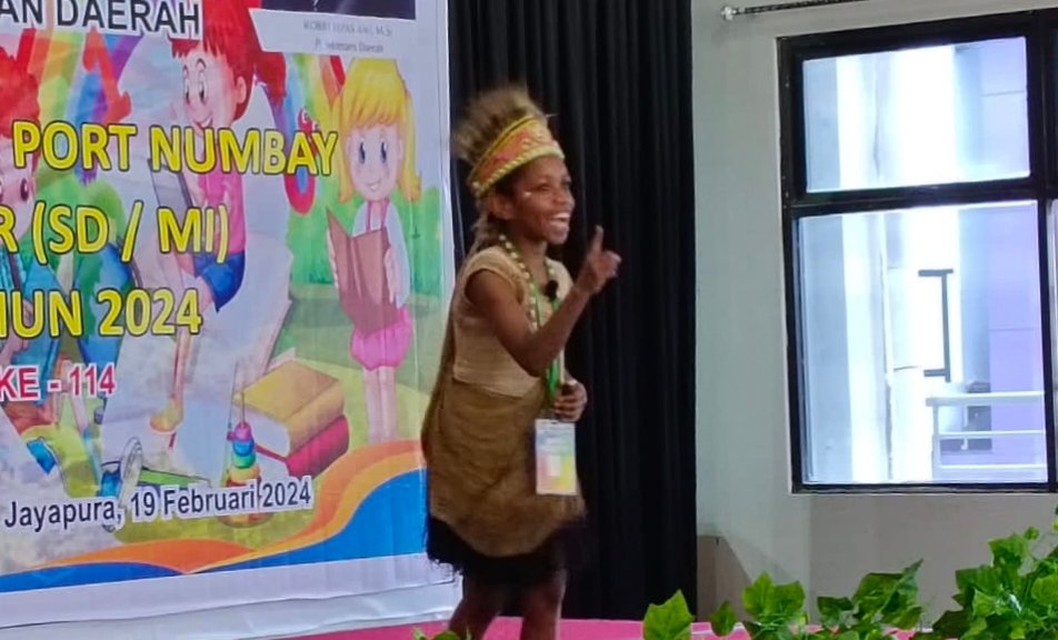 Lomba Cerita Budaya Port Numbay Tingkat SD/MI, Tingkatkan Gemar dan Minat Baca dikalangan Anak Usia Dini